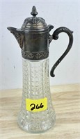 Vintage Pitcher with Pewter Lid?