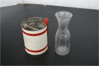 Sifter and Milk Jug