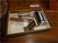 Cigarette cases, playing cards, and miscellaneous