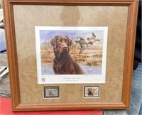 15" x 17" Framed Ducks Unlimited Print