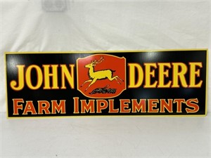 John Deere Farm Implements Sign