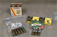 Assorted 12GA Slugs and Paper Trap Loads