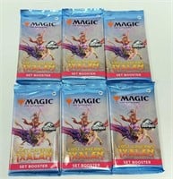(6) X MAGIC THE GATHERING CARD PACKS