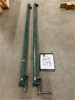 (2) 5ft Steel Clamps