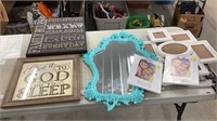 Wall decor mirror picture frames
