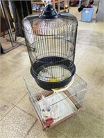 2) bird cages