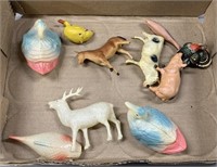 Celluloid and Composition Animal Figures