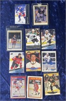 11-mixed NHL rookie cards mixed brands,players,yrs