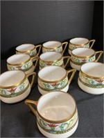 Dainty Art Deco Tea Cups