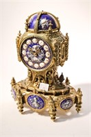 LEROY & FILS GILT CLOCK