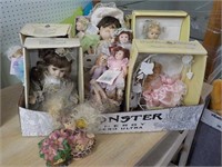 Various dolls