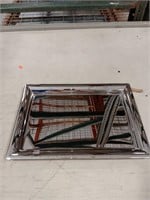 Stainless steel rectangular tray, multipurpose