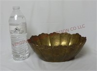 Vintage Brass Centerpiece Bowl ~ Made in India
