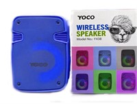 YOCO WIRELESS SPEAKER Y438 BLUE COLOR