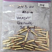 30 - 243 Winchester bullets