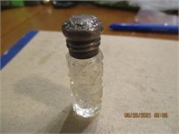 Sterling Capped Crystal Perfume