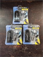 (3) Synergy ST300 Steel Tip Darts