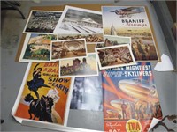 Large Group Of Ready To Frame Posters And Prints