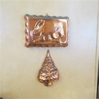 Lot of 2 Copper Molds