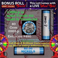 CRAZY Nickel Wheel Buy THIS 2003-p solid  BU Jeffe