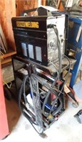 Chicago Electric 90amp Flux wire welder on stand