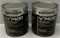 2 Cans of RustOleum Safety Yellow Alkyd Enamel NEW