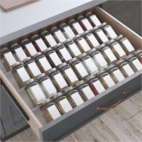 Spice Drawer Organizer  4 Tiers Clear Acrylic