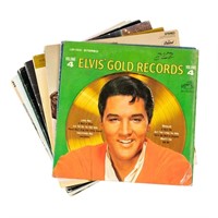 (14) Collection of Vintage Records Incl Elvis Pres