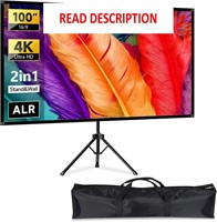 IN&VI ALR Projector Screen with Stand  100 Inch