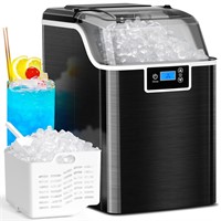 Nugget Countertop Ice Maker, 45lbs/Day, Stainless