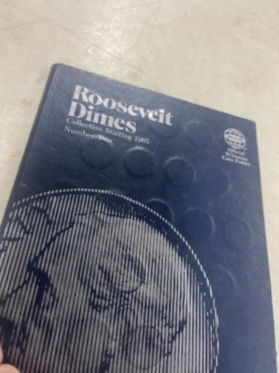 PARTIAL BOOK OF ROOSEVELT DIMES