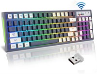 NEW $40 RGB Gaming Keyboard Wireless Rechargeable
