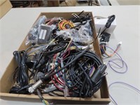Assorted dash camera cables wiring.