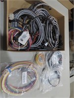 Assorted dash camera cables wiring.