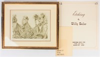 Art Willy Seiler L/E Signed Japanese Etching Haul