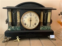 Antique Ingraham Mantel Clock Majestic