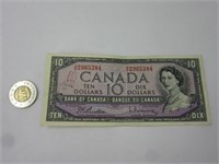 Billet 10$ Canada 1954