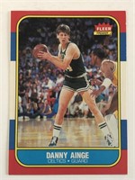 1986 Fleer Danny Ainge Rookie Card Celtics