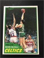 1981 Topps Kevin McHale Rookie Card Celtics HOF