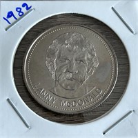 1982 LANNY MCDONALD CALGARY FLAMES DOLLAR