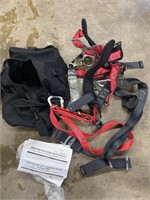 MSA duffle bag & safety harness (looks new)