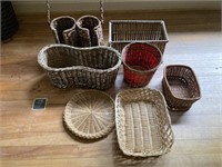 Lot of Assorted Unusual Shaped Baskets