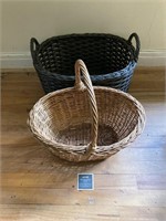 2 Large Sturdy Baskets