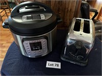 Instant Pot & Toaster