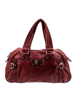 Marc Jacobs Soft Red Leather Shoulder Bag