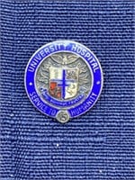 Sterling silver hospital pin