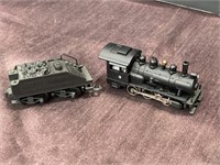 #3 model railroad train locomotive coal car