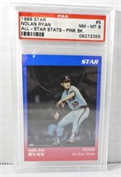 1989 STAR NOLAN RYAN PSA 8