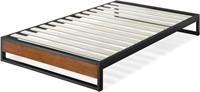 ZINUS Bamboo and Metal Bed Frame, Twin