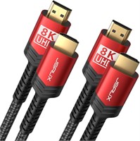 NEW 2PK 10FT HDMI Cords 8K Braided